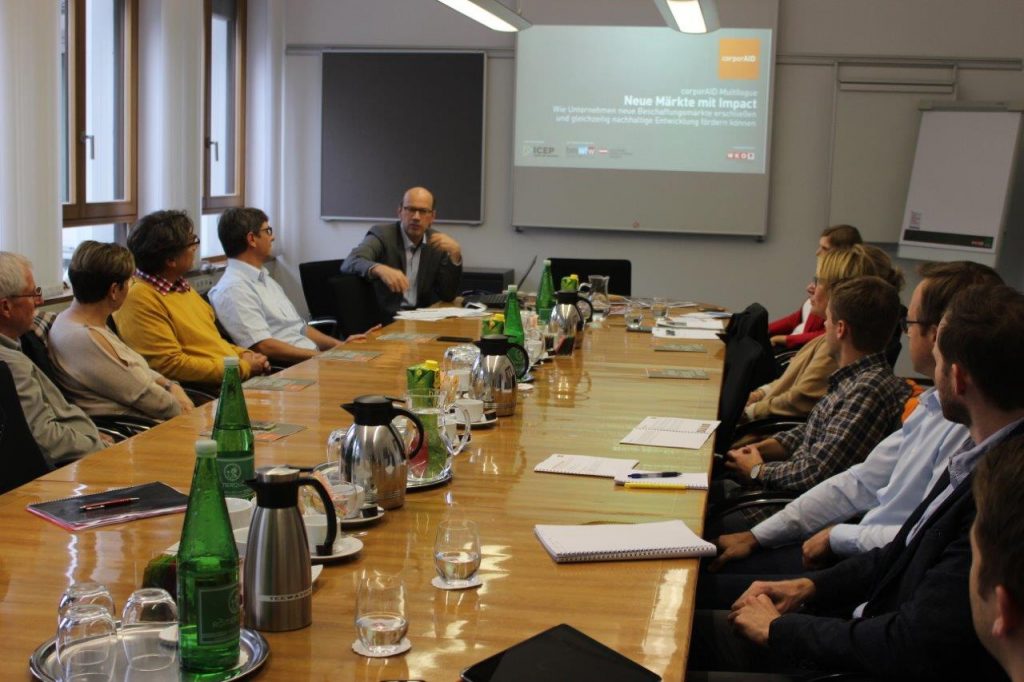 corporAID Multilogue: Neue Märkte mit Impact (26. September 2017)