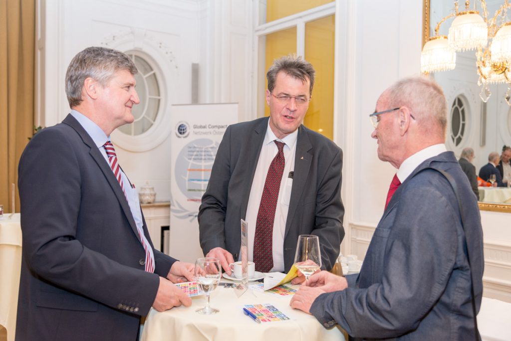 Veranstaltung Global Goals for Business in der Industriellenvereinung am 24. Jänner 2018.