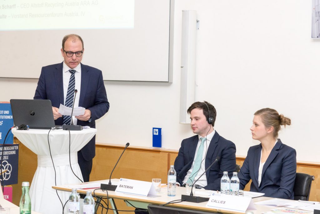 Veranstaltung Global Goals for Business in der Industriellenvereinung am 24. Jänner 2018.