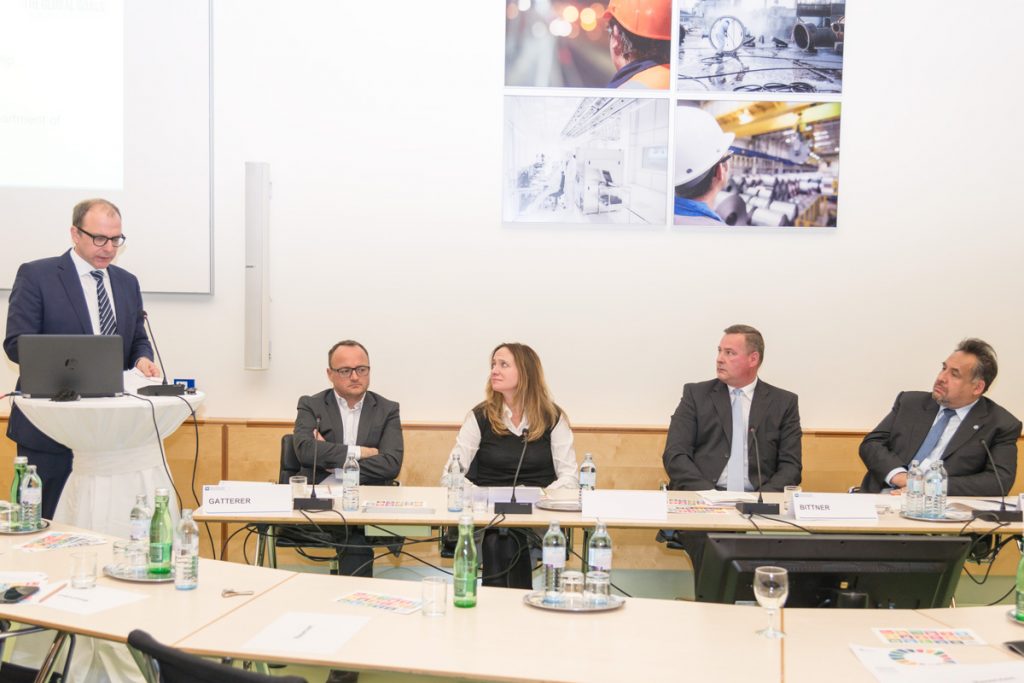 Veranstaltung Global Goals for Business in der Industriellenvereinung am 24. Jänner 2018.
