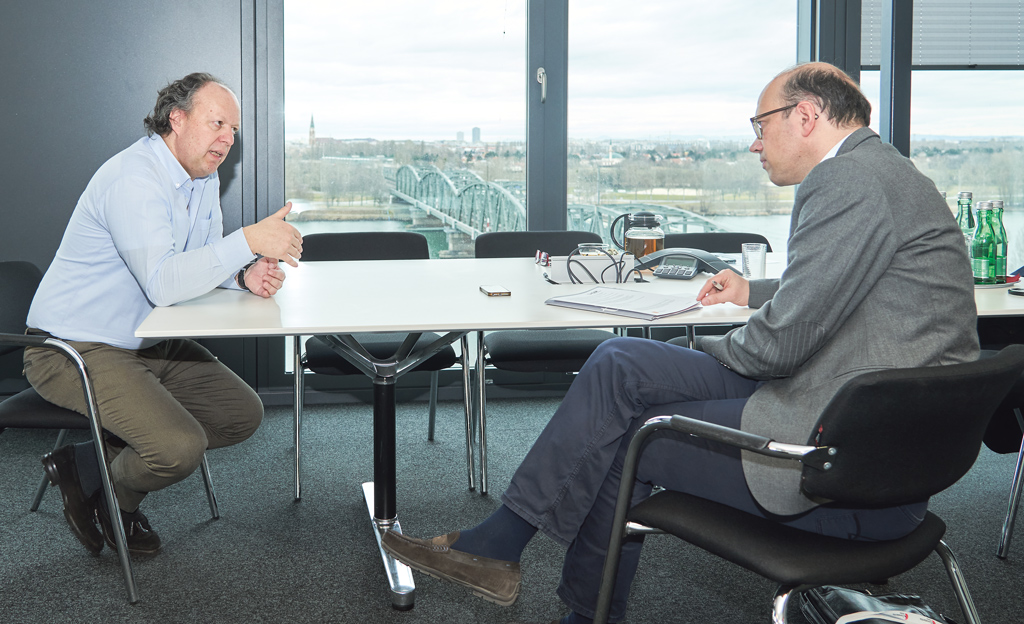 Alexander Baumgartner im Gespräch mit Bernhard Weber