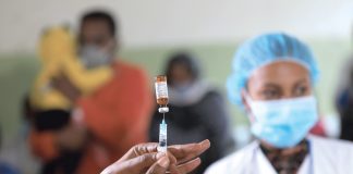 Gemeinsam statt einsam Masernimpfkampagne: Im Juni startete Äthiopien eine Kampagne, bei der 14 Millionen Kinder gegen Masern geimpft werden sollen.