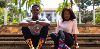 Emerging Marken aus Afrika Afrisocks aus Ghana sprechen eine internationale Kundschaft an.