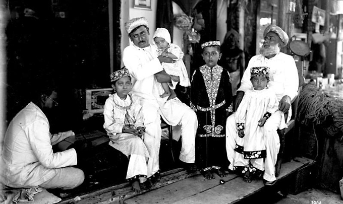 Indien Familie in Ostafrika